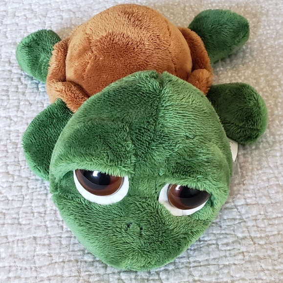 Big Eyed Turtle by Russ, green and rusty brown. 9 inches head to tail - Picture 7 of 9